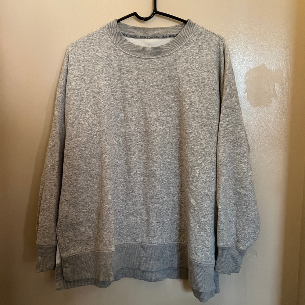 Aerie oversized crew neck sweatshirt
